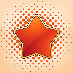Image showing Vector star, abstract design element. EPS 8