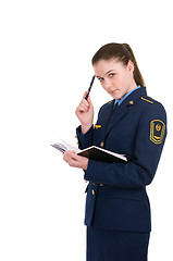 Image showing girl in uniform