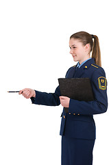 Image showing girl in uniform