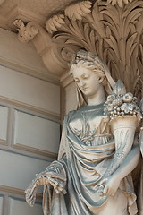 Image showing Statue with horn of plenty