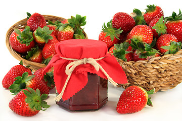 Image showing Strawberry jam