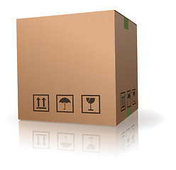 Image showing cardboard box