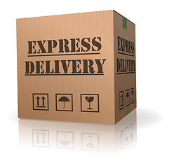 Image showing expres delivery