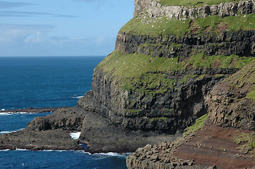 Image showing Empty bird cliffs