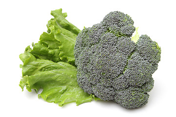 Image showing Broccoli and lettuce