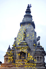 Image showing Ancient buddhist stupa in Kathmandu Nepal