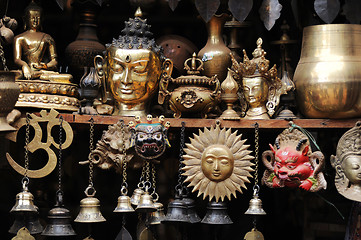 Image showing Copper souvenirs 