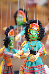 Image showing Marionette in Kathmandu Nepal