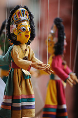 Image showing Marionette in Kathmandu Nepal