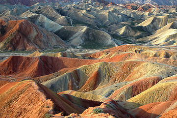 Image showing Colorful mountains