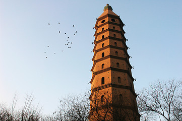 Image showing Ancient pagoda in China