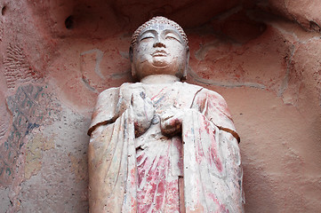 Image showing Buddha sculpture