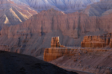 Image showing Landscape in west Tibet 