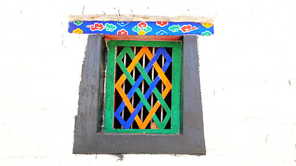 Image showing Tibetan window