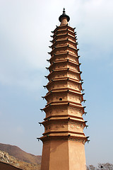 Image showing Chinese ancient pagoda