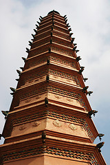 Image showing Chinese ancient pagoda