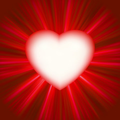 Image showing Valentine gloss heart. EPS 8