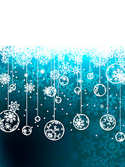 Image showing Christmas background with copyspace. EPS 8