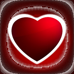 Image showing Heart (dots design series). EPS 8