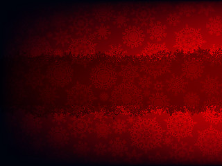 Image showing Red christmas card template. EPS 8