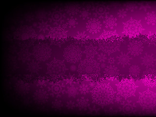 Image showing Purple christmas card template. EPS 8