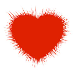 Image showing Abstract Heart Burst. EPS 8