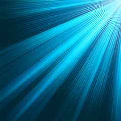 Image showing Blue luminous rays. EPS 8