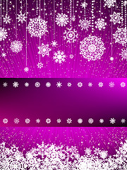 Image showing Bright new year and cristmas card template. EPS 8