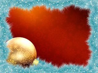 Image showing Elegant christmas card. EPS 8