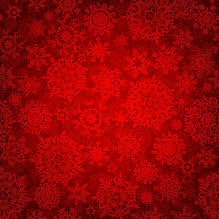 Image showing Seamless deep red christmas texture pattern. EPS 8