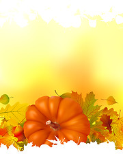 Image showing Autumn background with place for your text. EPS 8