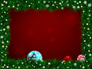 Image showing Christmas frame