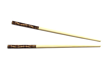 Image showing Wood chopsticks 