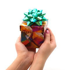 Image showing Gift in hands.