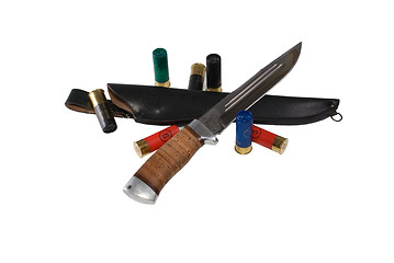 Image showing The hunting knife