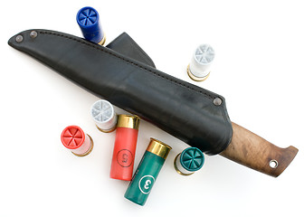 Image showing Knife and cartridges.