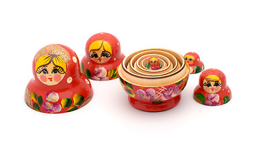 Image showing Russian nested dolls.