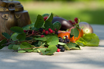 Image showing Still-life with a teapot.