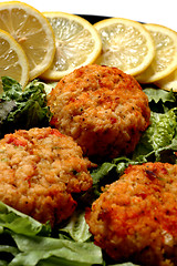 Image showing crab cakes