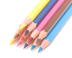 Image showing Set of pencils