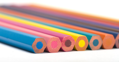 Image showing colour pencils