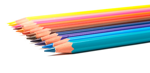 Image showing colour pencils