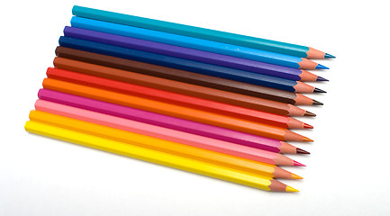 Image showing Set of pencils