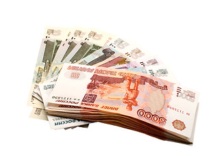 Image showing Russian rubles