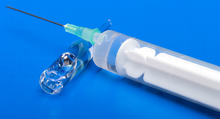 Image showing Ampoule and syringe