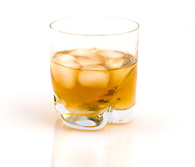 Image showing Whisky with ice.