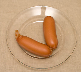 Image showing The beef sausages.