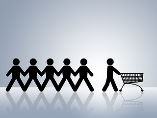 Image showing shopping cart