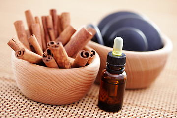 Image showing cinnamon aromatherapy