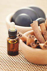 Image showing cinnamon aromatherapy